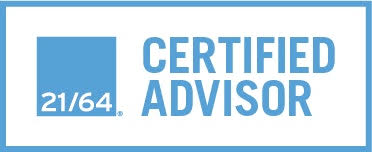 21/64 Certified Advisor badge